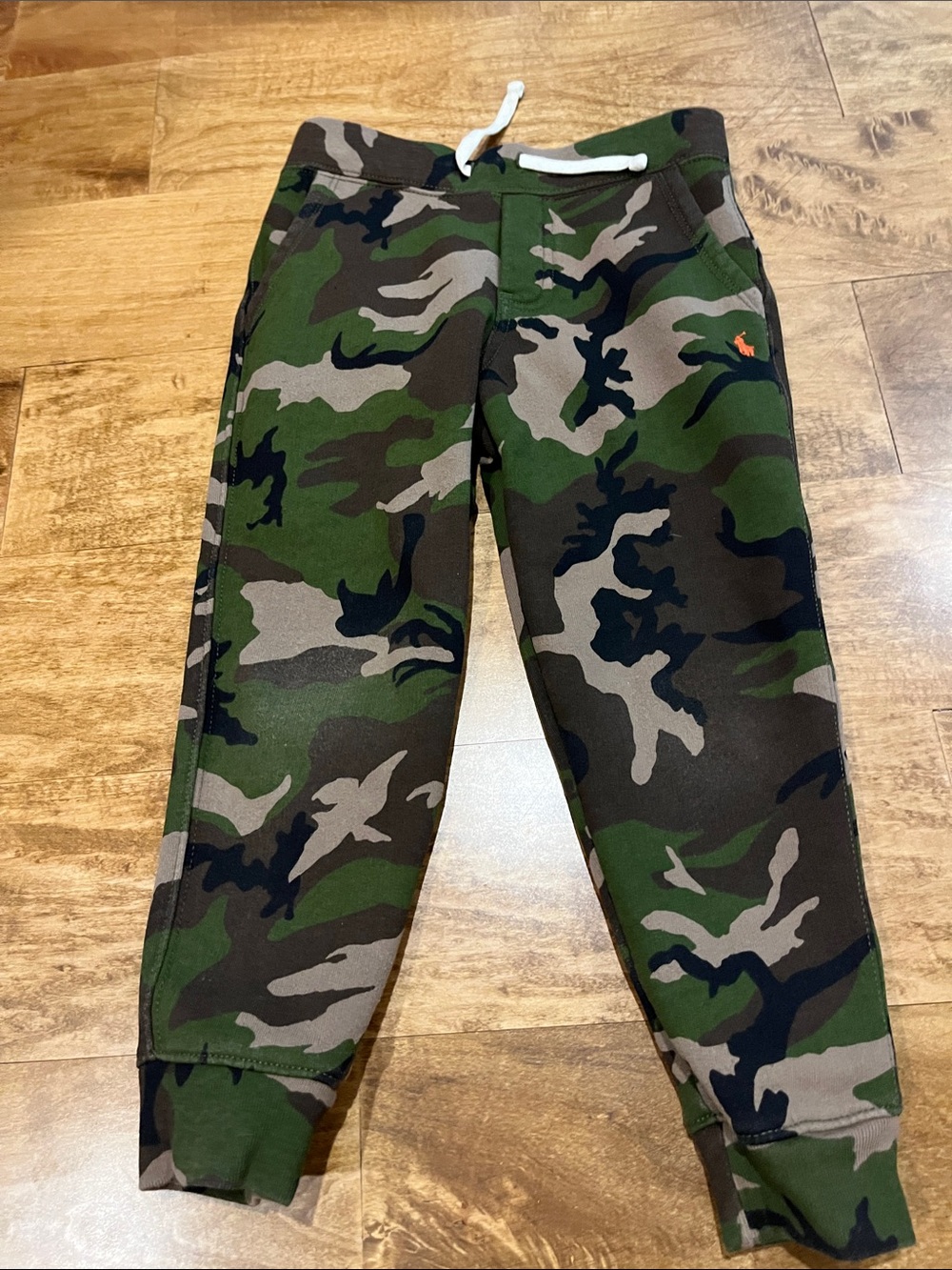 Polo by Ralph Lauren Boys Green Camo Jogger Sweatpants